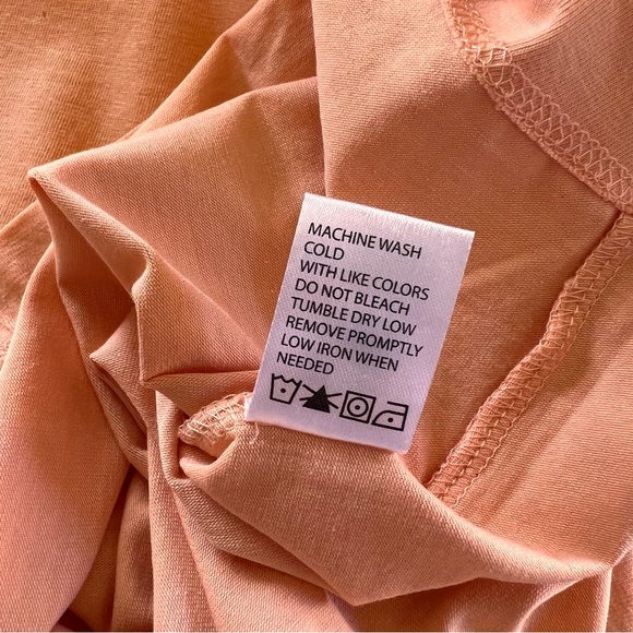 ⬇️NWT Free Planet Curve Hem Slim Fit Mens Shirt Color Moscato Size M - Picture 8 of 10